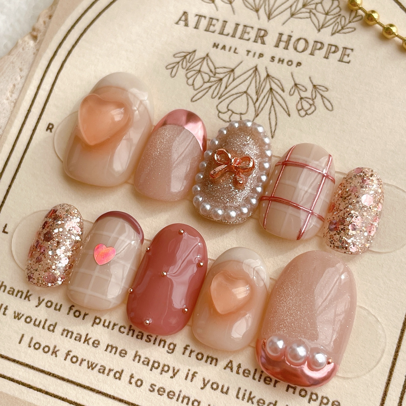 𝙣𝙤.𝟬𝟮𝟭💝𝐅𝐫𝐞𝐧𝐜𝐡 𝐆𝐢𝐫𝐥𝐲 𝐏𝐢𝐧𝐤オーダーサイズ ネイル