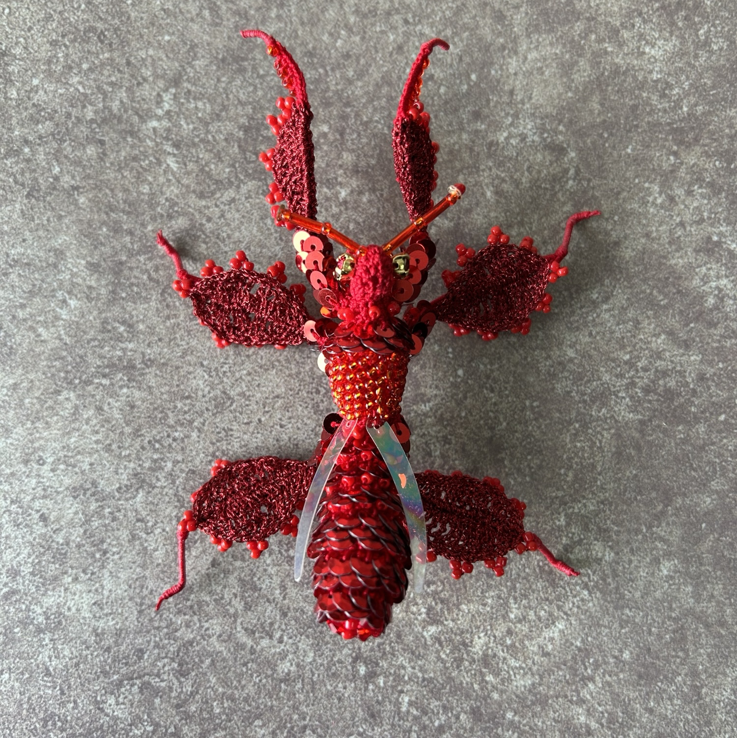 花蟷螂　brooch 炎天色 5,735円