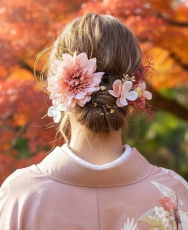 午前中11時迄のご入金即日発送 成人式結婚式卒業式七五三 髪飾り