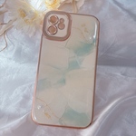 iPhone11ケース　テクスチャーアート　アルコールインクアート　ニュアンス　シンプル