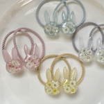【新作】うさぎヘアゴム　キッズヘアゴム