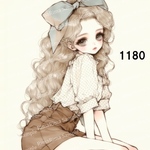 1180 オリジナルステッカー オリジナル人物ステッカー ステッカー シール りまりま  RimaRima