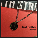 Clock necklace