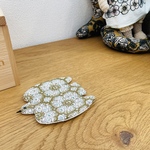 ︎︎◌New︎︎◌⚮̈ミナペルホネン ハンドメイド⚮̈バード コースター／forest wave ＋anemone