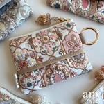 7日(土)21時🕘〜販売！new🌿インド刺繍生地♡ポケットティッシュポーチ⑦✨　3,680円