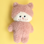 小さなモコモコニャアさん　ピンク