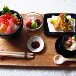 ＊４様オーダー品＊海鮮丼&天ぷら