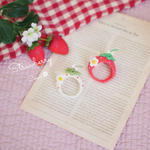  【フクロモモンガ用】顔はめ いちご帽子🍓💕