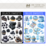 【BLUE SWEETS】A5 コラージュシート