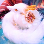 光輝花双尾天龍　ゴールド色アートドール　ぬいぐるみ　龍　幻獣　ドラゴン　蓄光　琉球ガラスArtDoll artdoll Doll Dragon Fantasy   人形