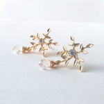Snowflakes... 雪の結晶ピアス