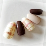 ブランケットネイルBrown