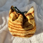 飴ちゃん入れてお散歩に行く？茶トラのねこねこ巾着