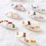 ぷっくりリボンのパッチンピン