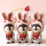 【受注販売】チョコいちご🐰🍓ペンギンさん
