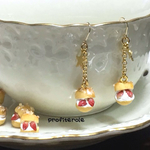 いちごのシュークリームピアス