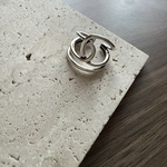 ーring015ー　ring silver925 オープンリング　ファッションリング　大ぶりリング　