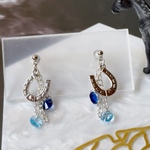 馬蹄チェーンピアス