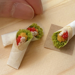 <単品>チキンのラップサンド(ミニチュアフード)