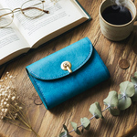 flap mini wallet [ ターコイズ ] オコシ金具 ver. ミニ財布 コンパクトウォレット