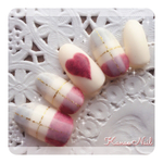 nailbookかわいい500超♡あったかマットのチェックネイル
