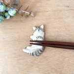 トラ猫の箸置き(サバトラ)
