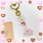 💝バレンタインうさちゃんキーホルダー💝