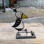 ステンドグラス×胴板のハシビロコウ
