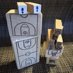 バスケットボール　スタンプ　バスケノート　バスケ記録