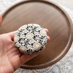 折りたたみコンパクトミラー【インド刺繍リボン】