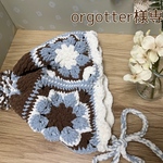 【orgotter様専用】ベビー用ニット帽風ボンネット