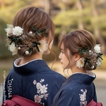 成人式　髪飾り　結婚式　卒業式　和装　振袖　袴　ウエディング　ドレスヘア　披露宴　前撮り　和婚　色打掛　✔︎ カラー変更可能　✔︎ ✽ OHANA ✽ ideshie  ✽