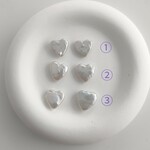 ハートのバロックパールの　イヤリング・サージカルステンレスピアス　パーツがお選びいただけます