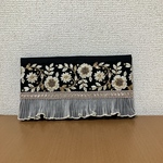 インド刺繍リボン　袱紗　マルチケース