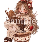 オリジナル人物ステッカー♡No.3220