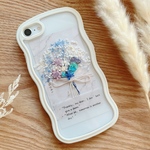 一点物 スマホに挟める ミニブーケ　ドライフラワー　インナーシート　スマホ　花　全機種対応　