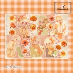 ❤️20%off❤️ Orange girlsコラージュペーパー2【No.b83】