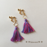 《再再再販》タッセル×ゴールドダイヤのイヤリング