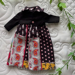 ジャケット風コート  ブラック1