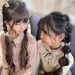 2個セット♡ヴィンテージ風♡ハートのヘアゴム♡ヘアピン♡発表会♡運動会