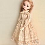 リカちゃん服(紅茶染めワンピース)