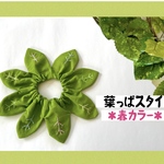 葉っぱスタイ＊春カラー＊