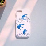 ＊iPhone / Android＊雨上がりの鳥 北欧 スマホケース/スマホカバー 側面印刷 ハードカバー
