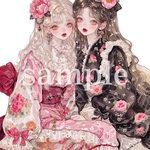 オリジナル人物ステッカー♡No.3243