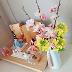 春を呼ぶ桜(さくら)と菜の花🌸マジカルウォーターアレンジ✨【ひな祭り2024】ひな祭りアレンジ　