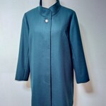 【azukiyoukan様のオーダー作品】比翼仕立てのスタンドカラーコート