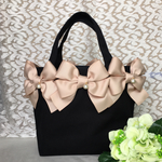 両面3Dリボン♡ポリエステルミニトートバッグ