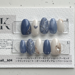 Blue Quilting💙ネイルチップ