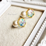 a hexagon　ピアス
