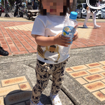 フレンチブルちゃん＊サルエルパンツ・90＊ピンク